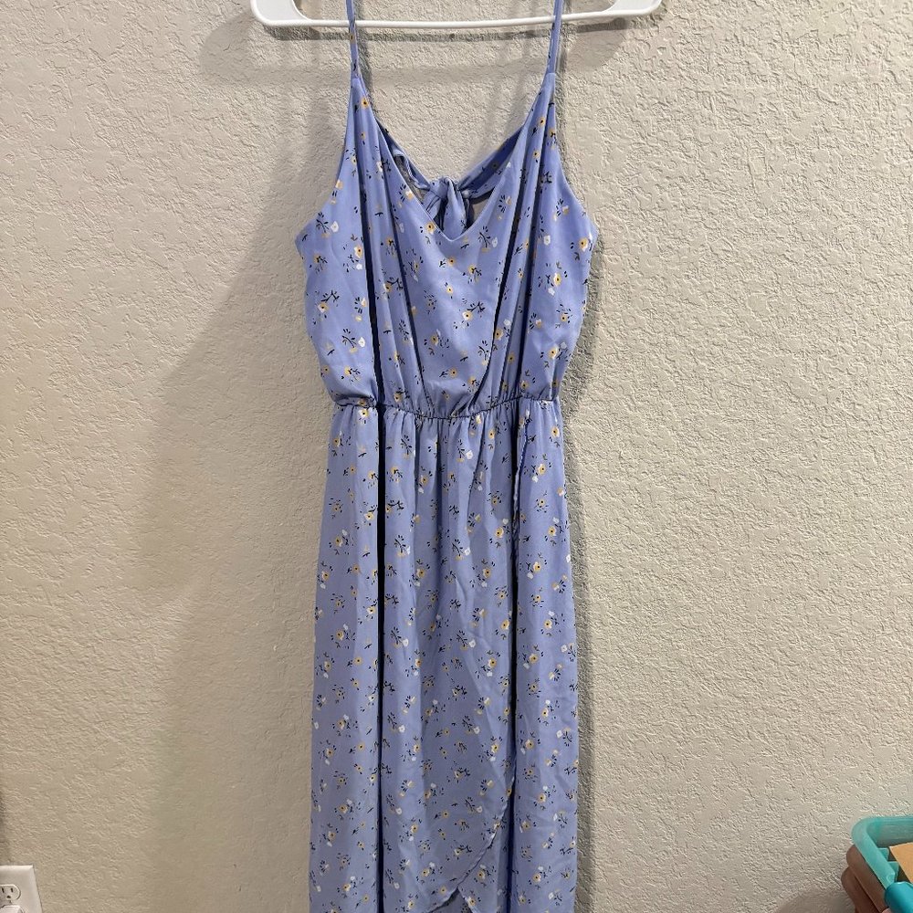 Floral Maxi Dress, Size Large